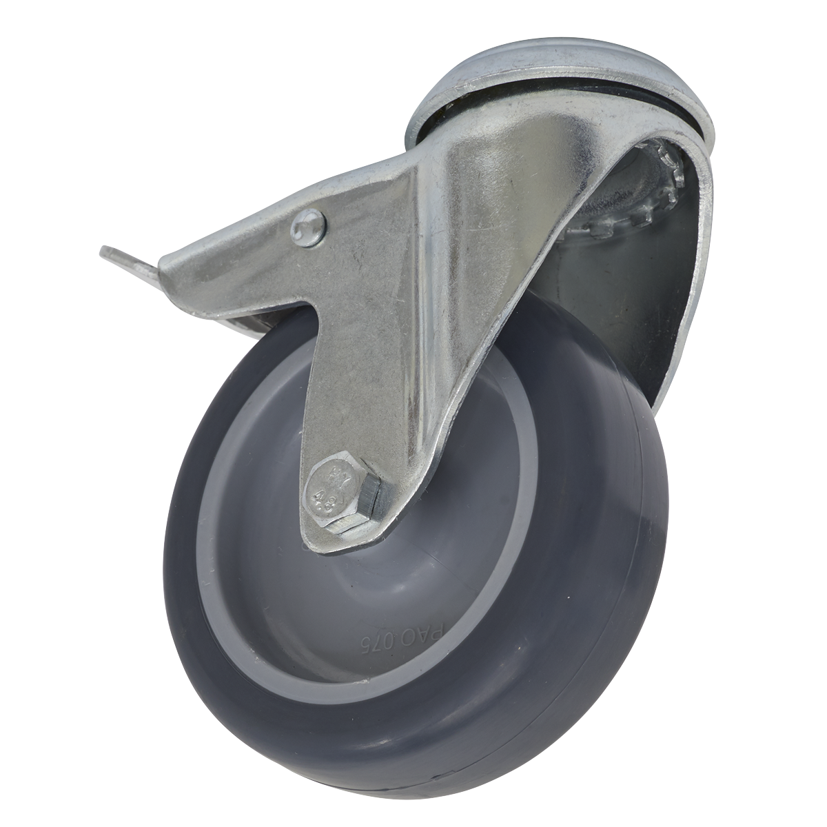 Sealey SCW275SBL Castor Wheel Bolt Hole Swivel with Total Lock Ø75mm