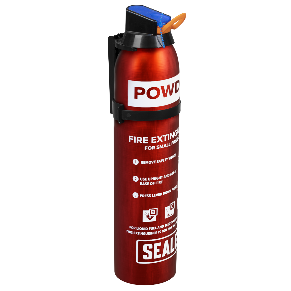 Sealey SDPE006D Disposable Dry Powder Fire Extinguisher 0.6kg