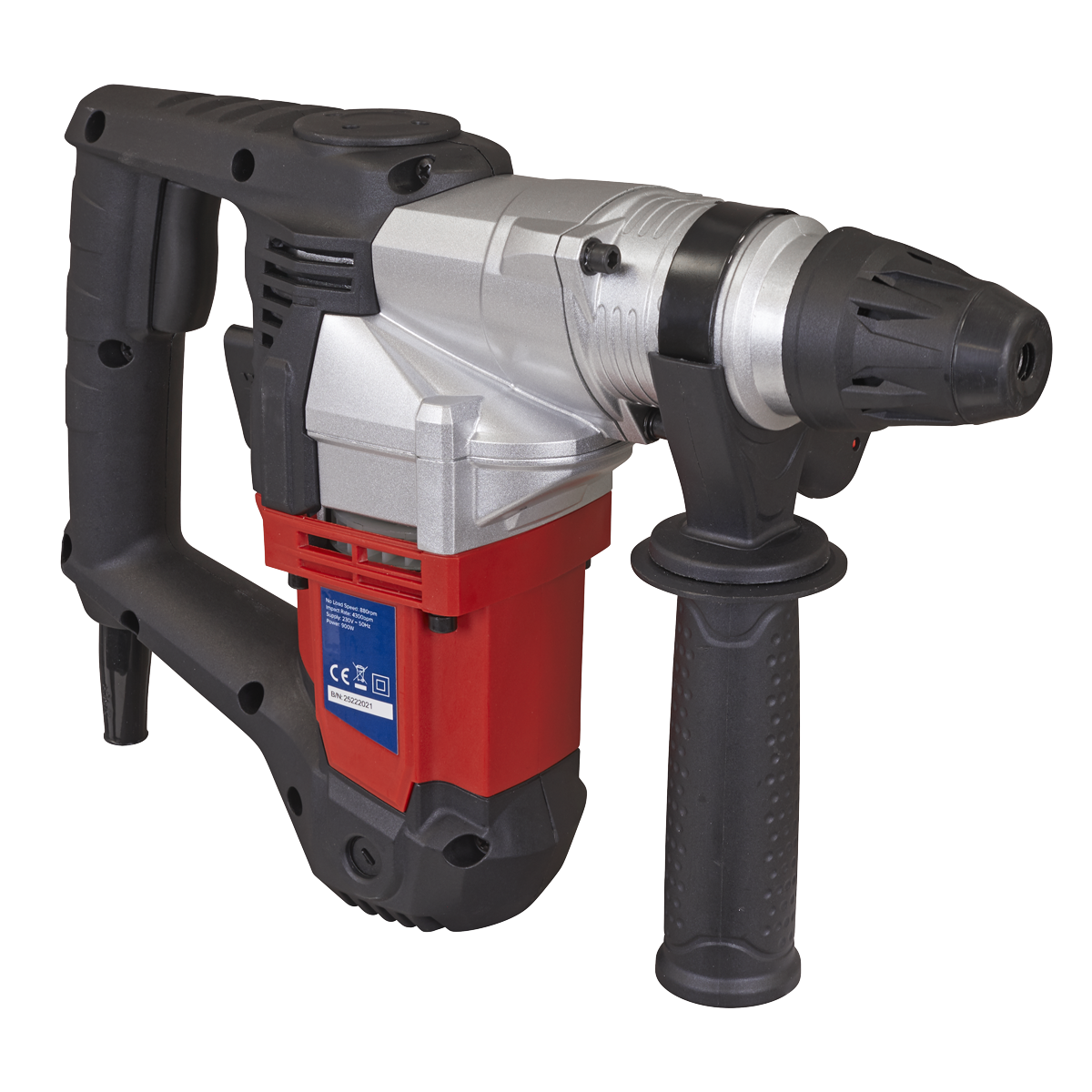 Sealey SDSPLUS26 Rotary Hammer Drill SDS Plus 26mm 900W/230V