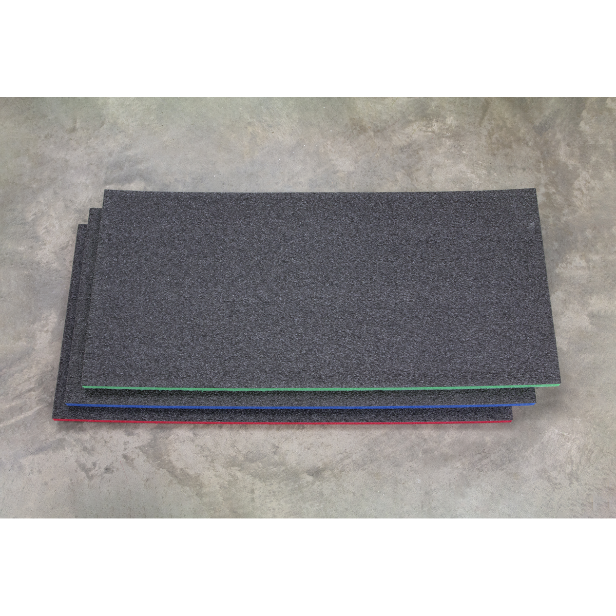 Sealey SF30G Easy Peel Shadow Foam® Green/Black 1200 x 550 x 30mm