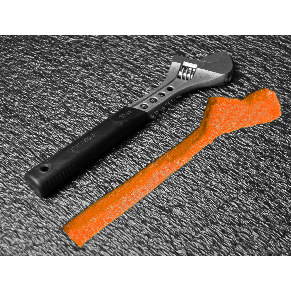 Sealey SF30OR Easy Peel Shadow Foam® Orange/Black 1200 x 550 x 30mm
