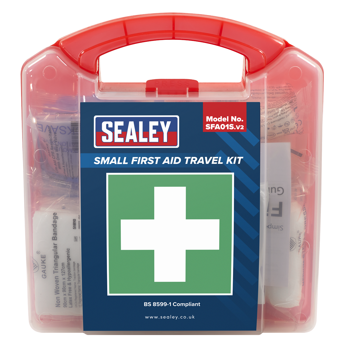 Sealey SFA01S First Aid Kit Small - BS 8599-1 Compliant