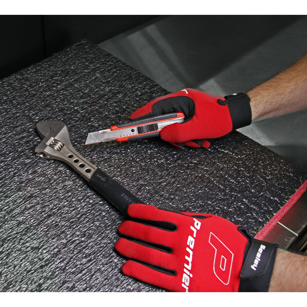 Sealey SFPK30R Easy Peel Shadow Foam® Red/Black 30mm - Pack of 3