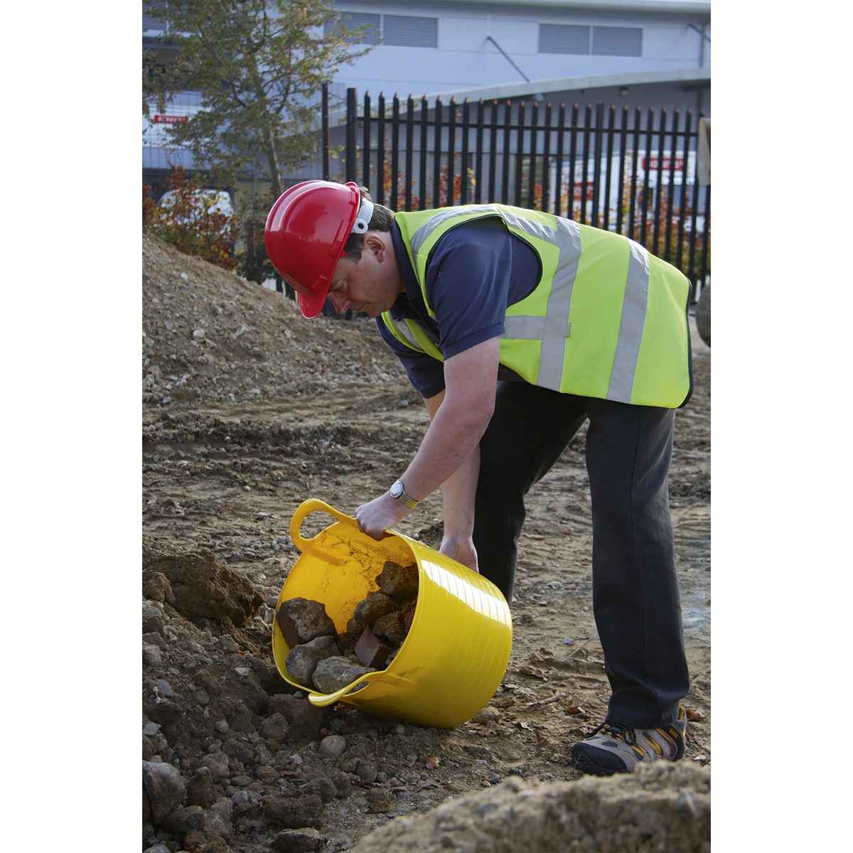 Sealey SFT40Y Heavy-Duty Flexi Tub 40L - Yellow