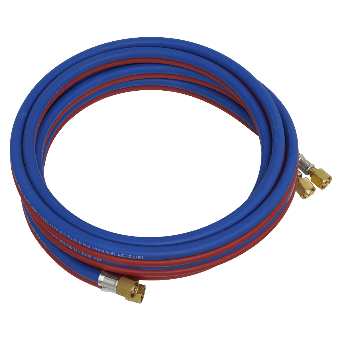 Sealey SGA5 Oxyacetylene Twin Rubber Hose Set 5m