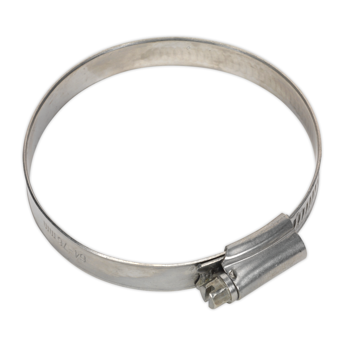 Sealey SHCSS3 Hose Clip Stainless Steel 64-76mm Pack of 10