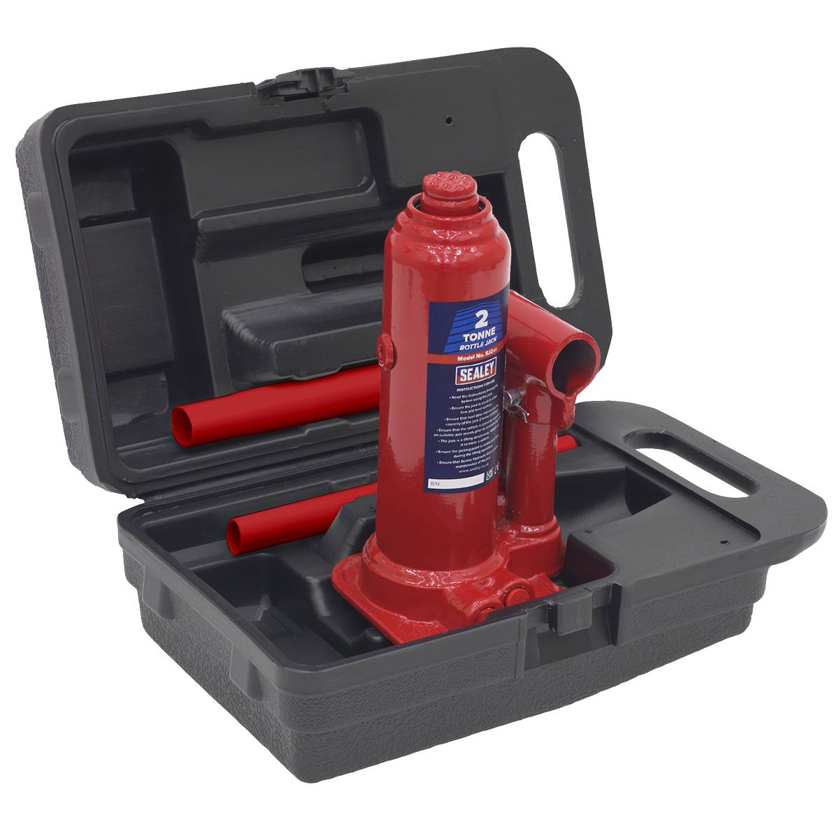 Sealey SJ2BMC Bottle Jack 2tonne with Storage Case