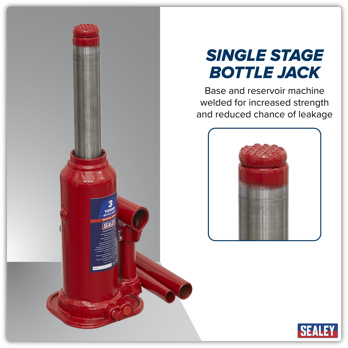 Sealey SJ3 Bottle Jack 3tonne