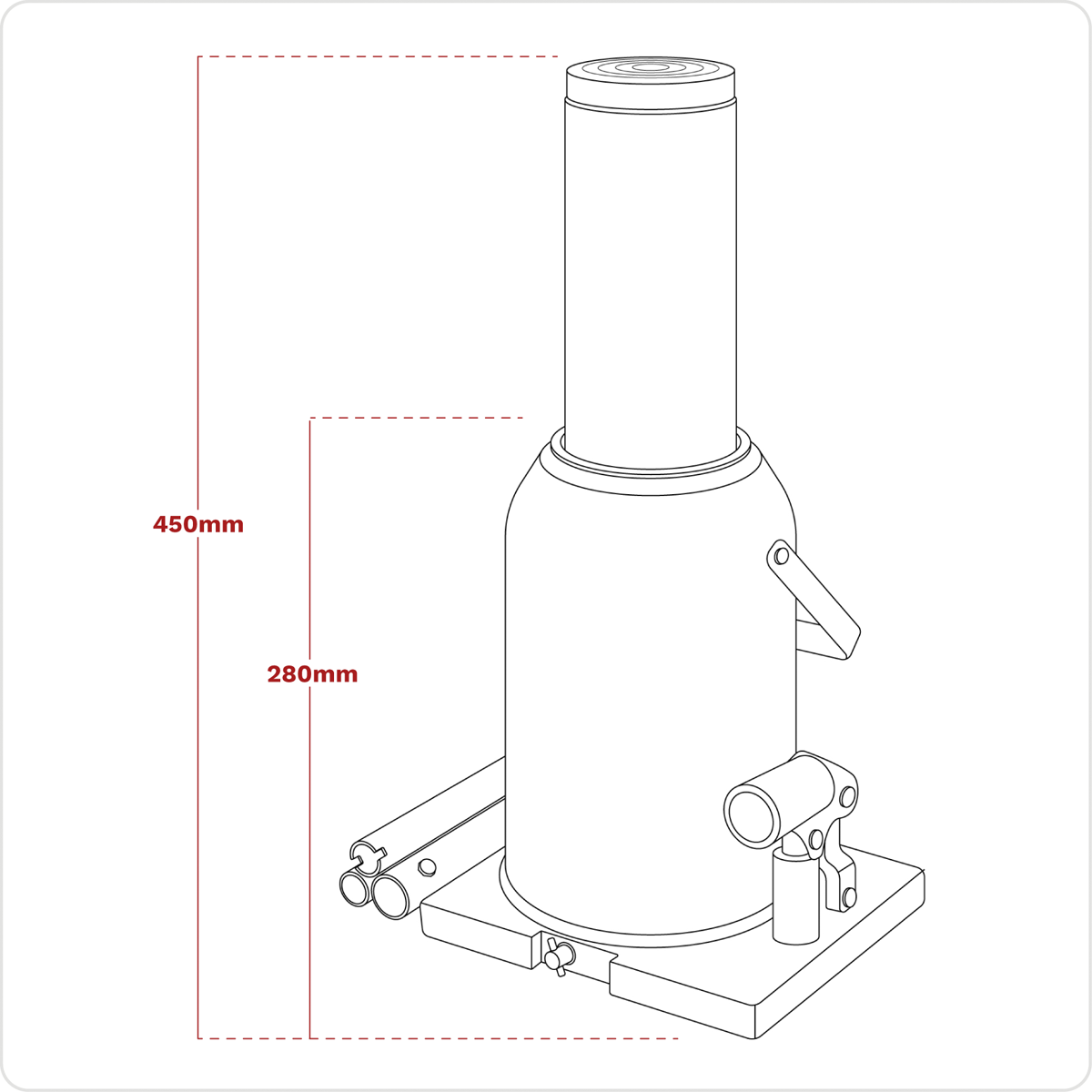 Sealey SJ50 Bottle Jack 50tonne