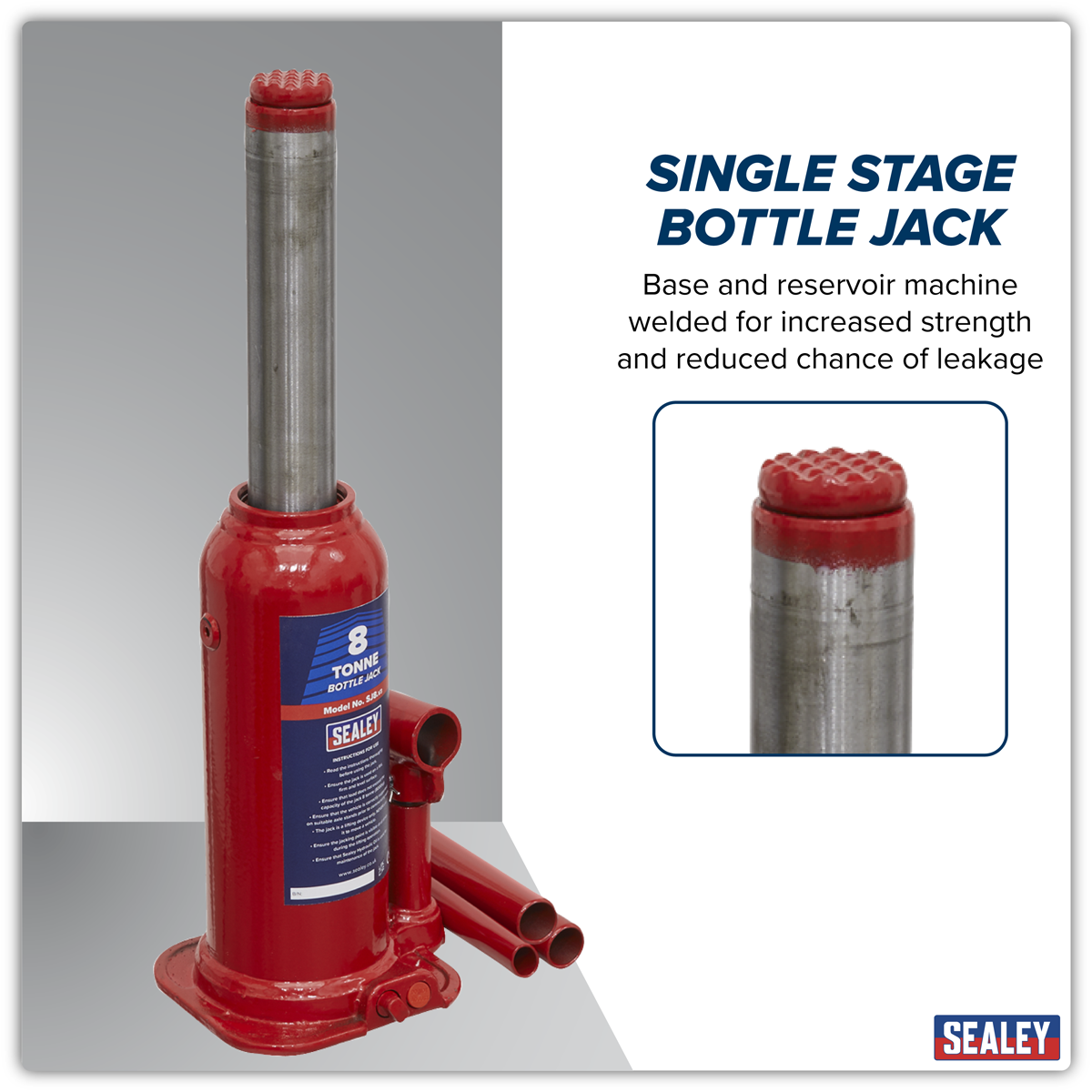 Sealey SJ8 Bottle Jack 8tonne