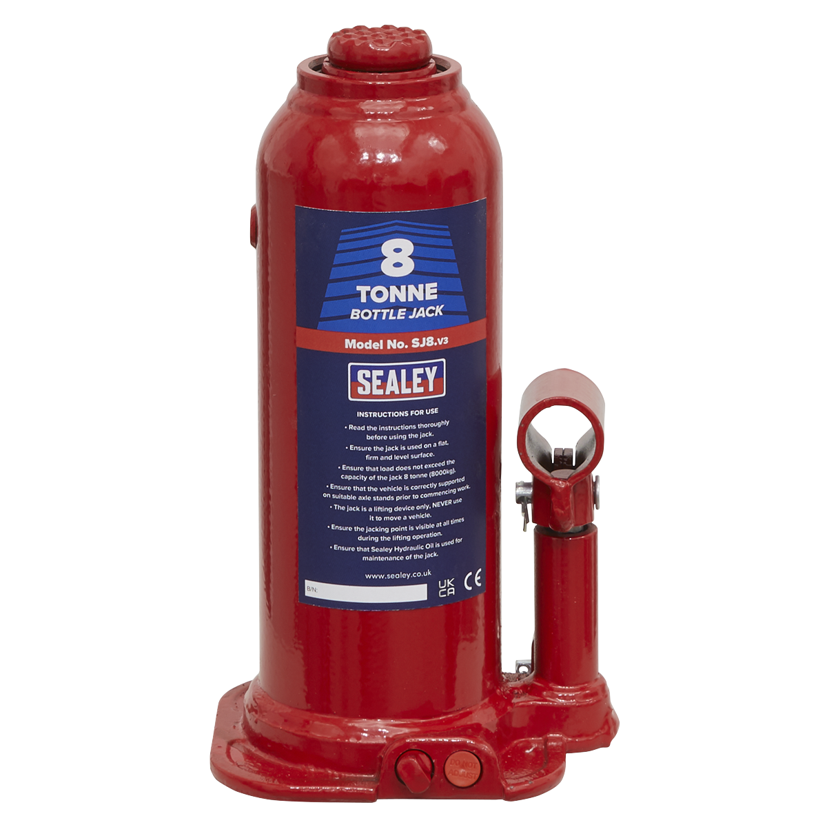 Sealey SJ8 Bottle Jack 8tonne