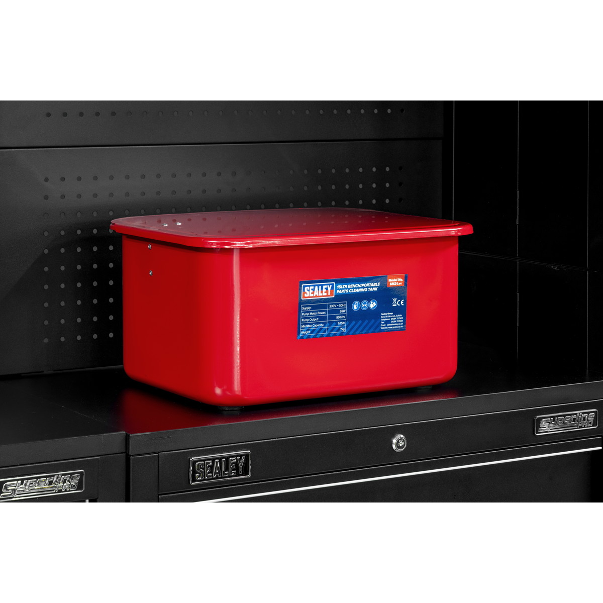 Sealey SM21 Parts Cleaning Tank Bench/Portable