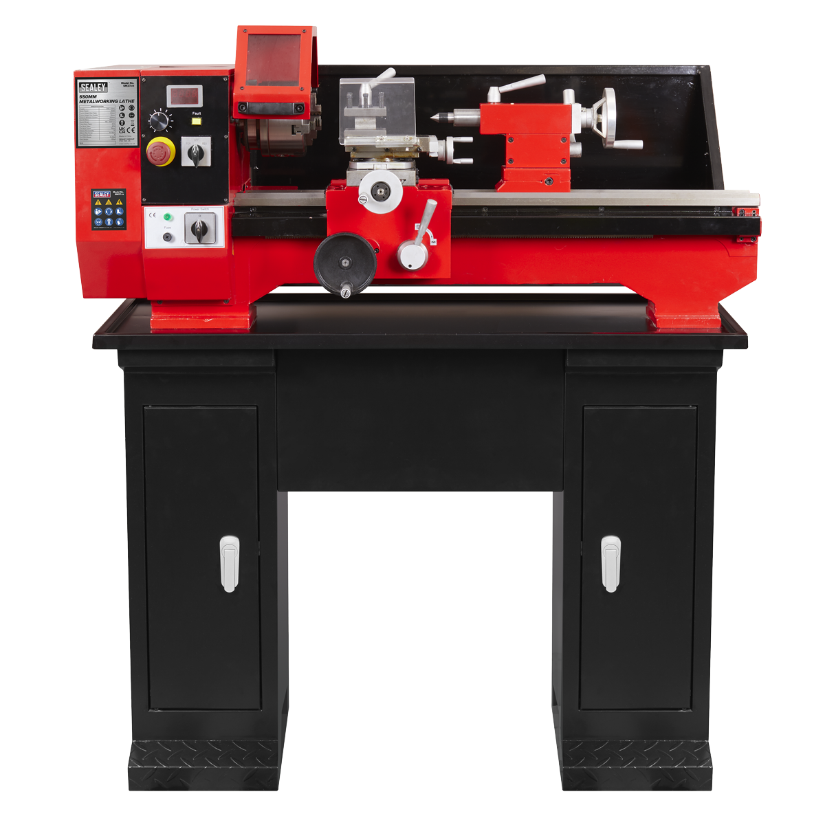 Sealey SM27COMBO Metalworking Lathe 500mm Between Centres with Floor Stand