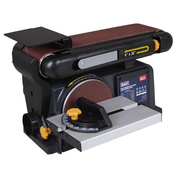Sealey SM914 915 x 100mm Belt/150mm Disc Sander 370W/230V