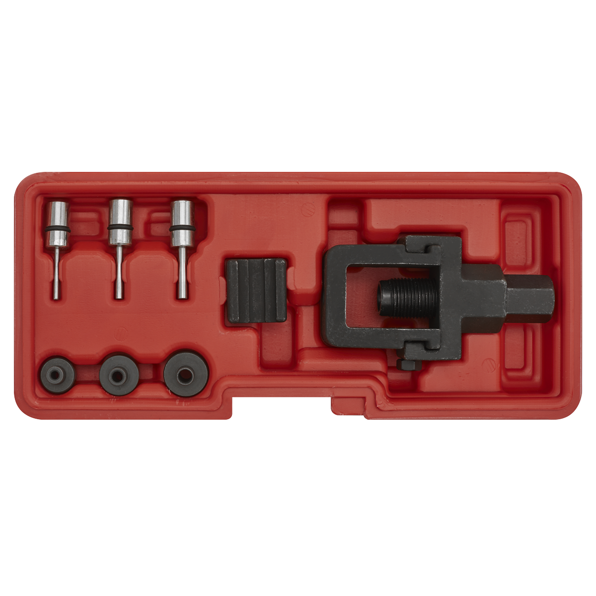 Sealey SMC4 Motorcycle Chain Splitter & Riveting Tool Set - Heavy-Duty