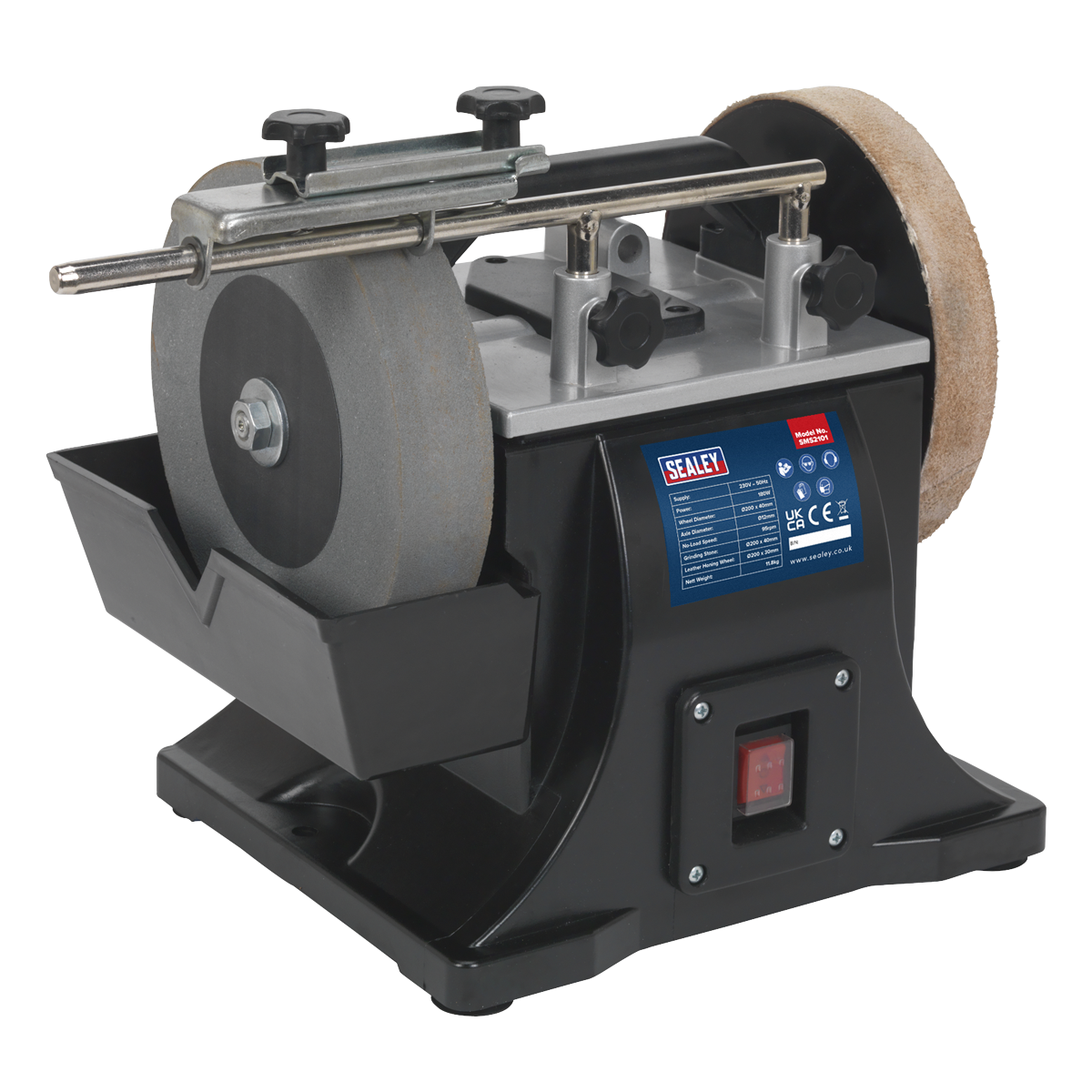 Sealey SMS2101 Sharpener 200mm with Honing Wheel