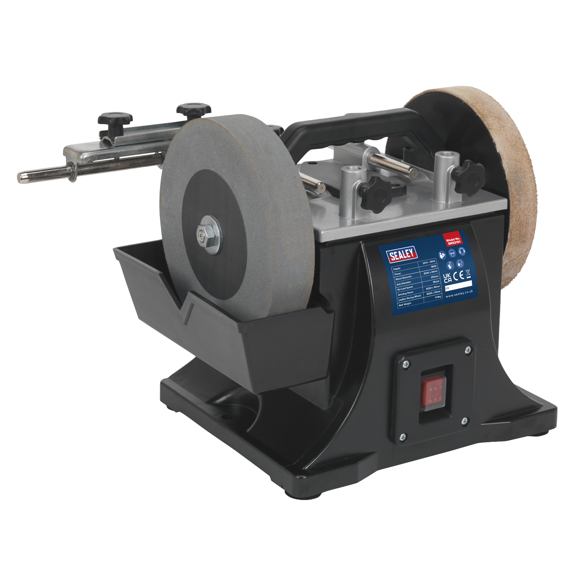 Sealey SMS2101 Sharpener 200mm with Honing Wheel