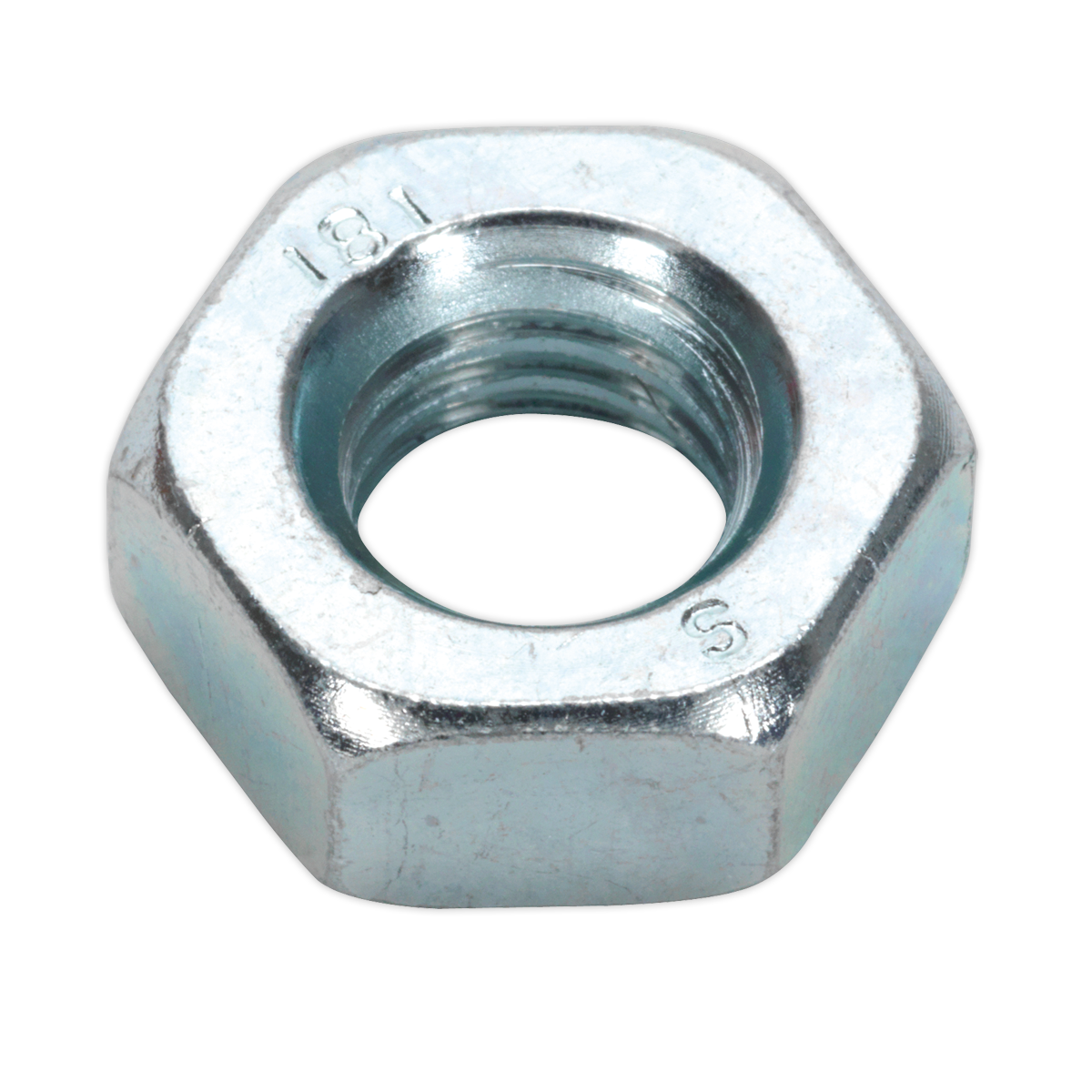 Sealey SN10 Steel Nut DIN 934 - M10 Zinc Pack of 100