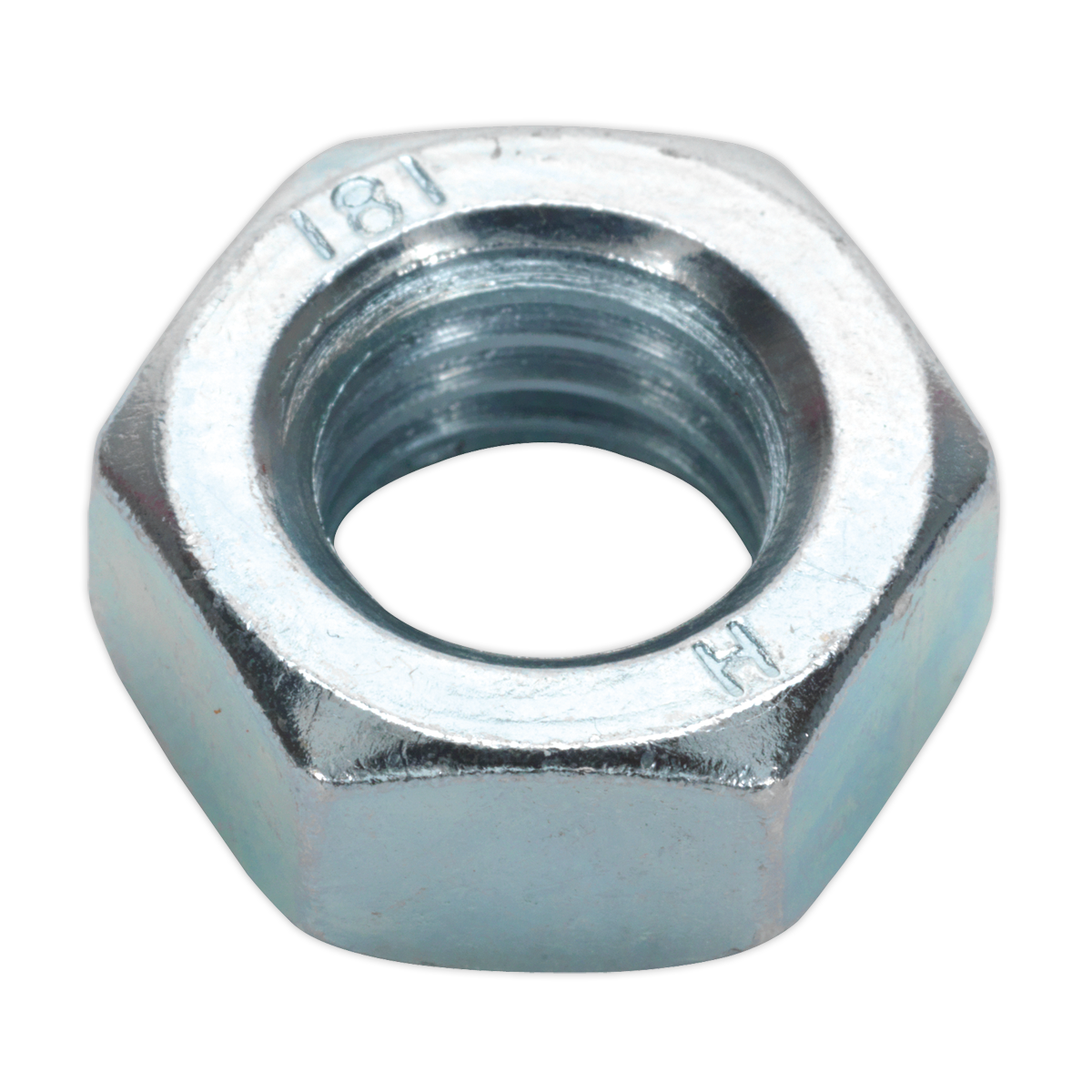 Sealey SN14 Steel Nut DIN 934 - M14 Zinc Pack of 25