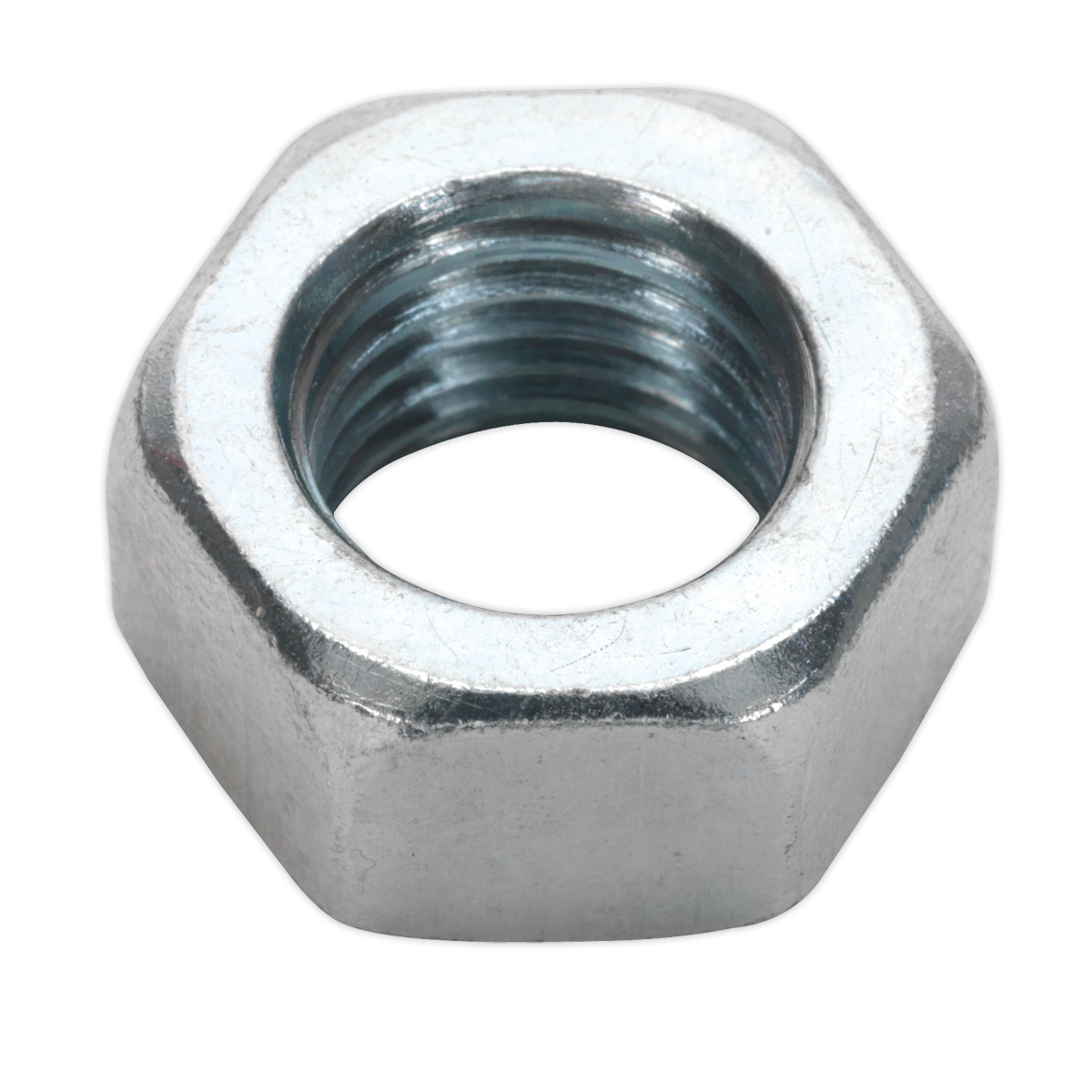 Sealey SN16 Steel Nut DIN 934 - M16 Zinc Pack of 25