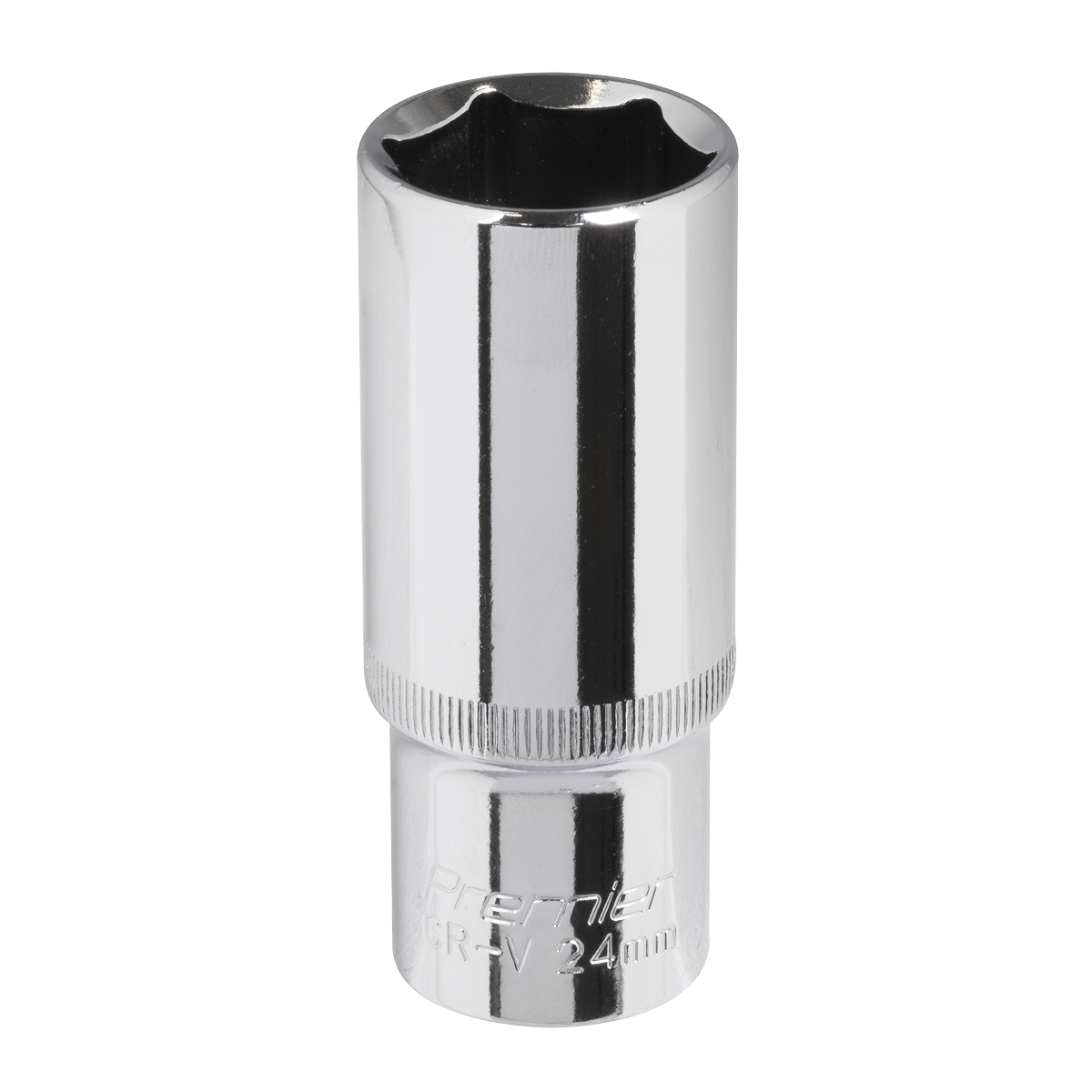 Sealey SP1224D WallDrive® Socket 24mm Deep 1/2"Sq Drive Fully Polished