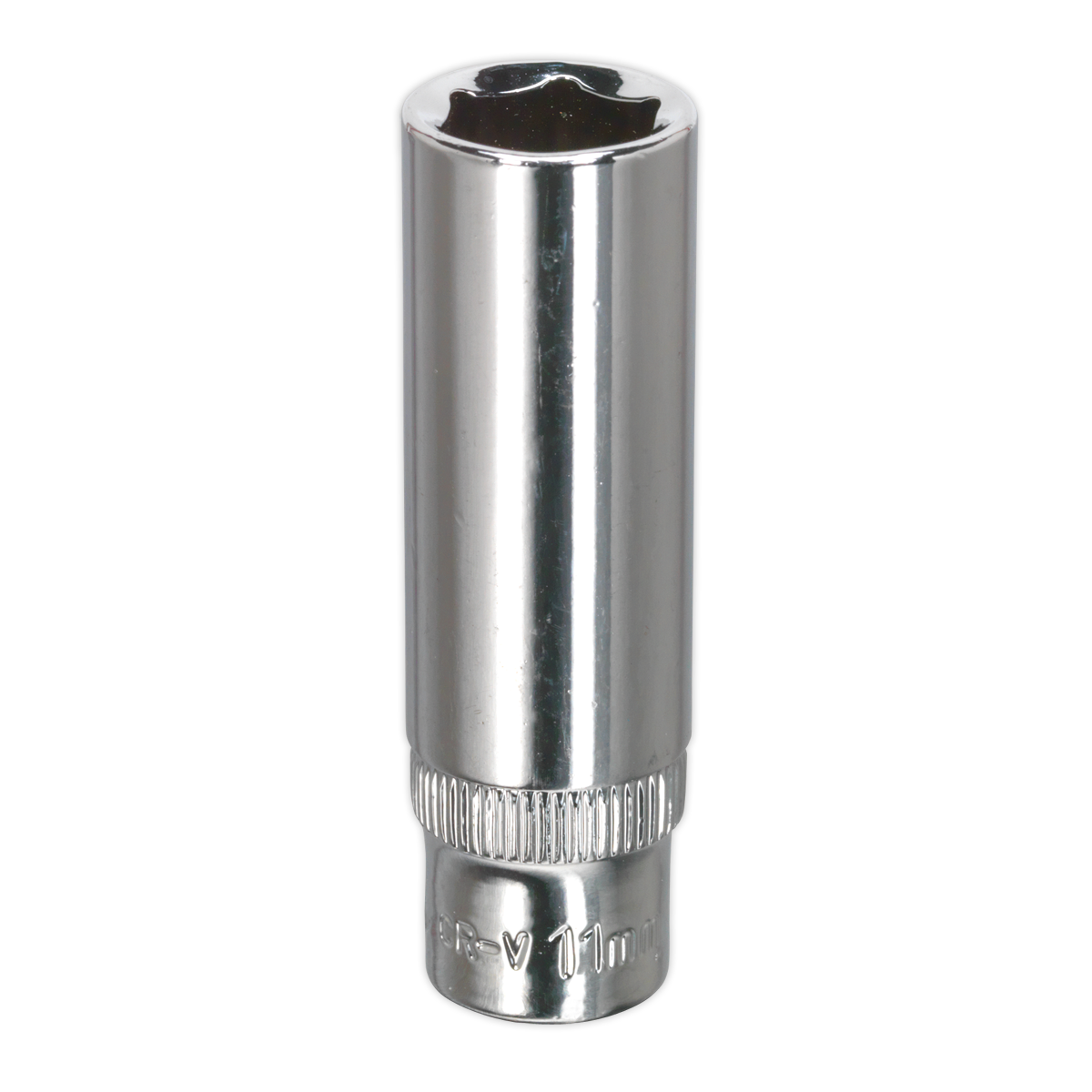 Sealey SP1411D WallDrive® Socket 11mm Deep 1/4"Sq Drive Fully Polished