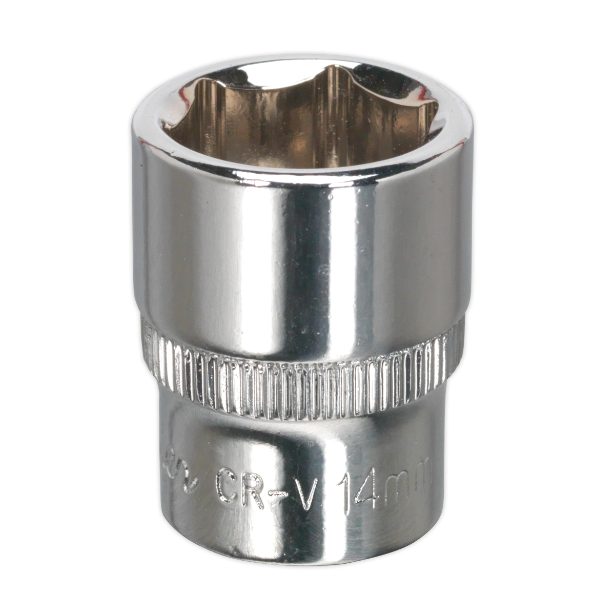 Sealey SP1414 WallDrive® Socket 14mm 1/4"Sq Drive Fully Polished