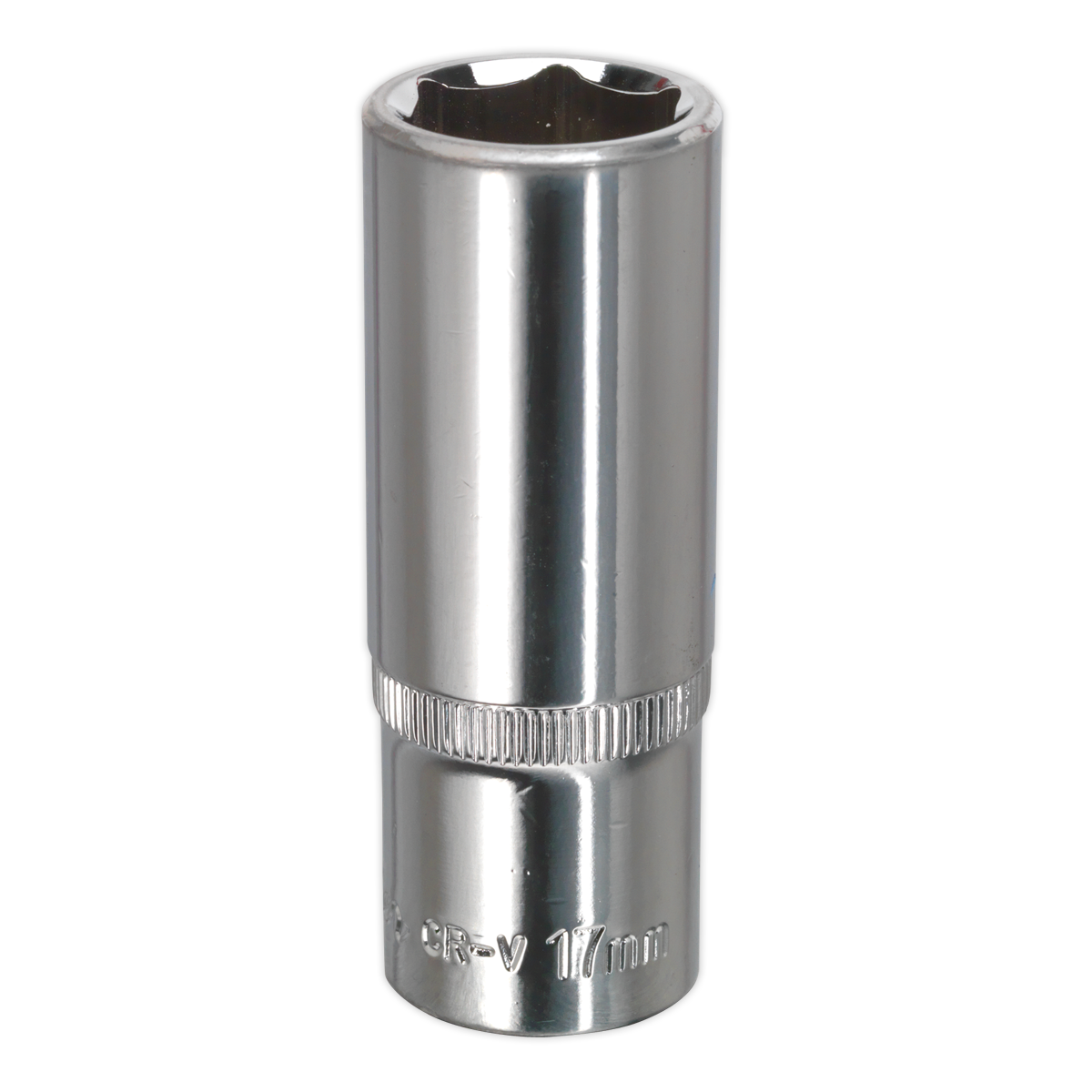 Sealey SP3817D WallDrive® Socket 17mm Deep 3/8"Sq Drive Fully Polished