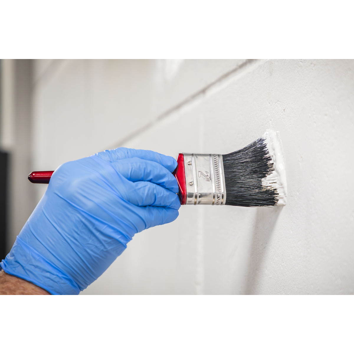 Sealey SPBS3 Pure Bristle Paint Brush Set 3pc