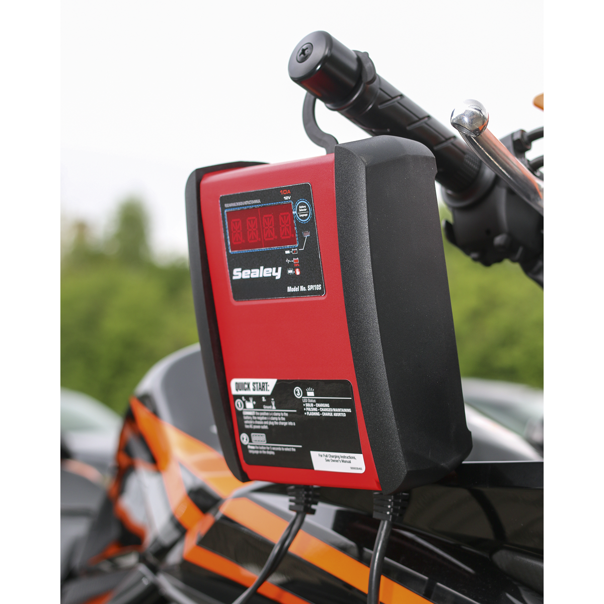 Sealey SPI10S Schumacher® Intelligent Speed Charge Battery Charger 10A 12V