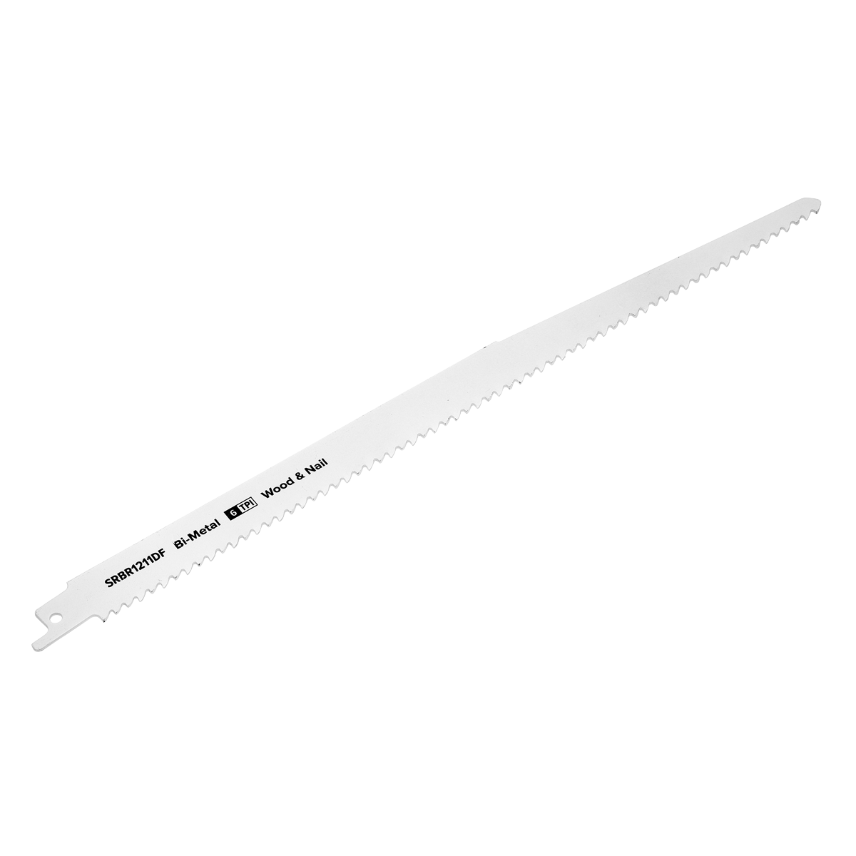 Sealey SRBR1211DF Reciprocating Saw Blade Wood & Nail 300mm 6tpi - Pack of 5