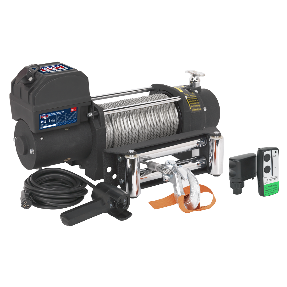 Sealey SRW4300KIT Self Recovery Wireless Winch Combo Kit