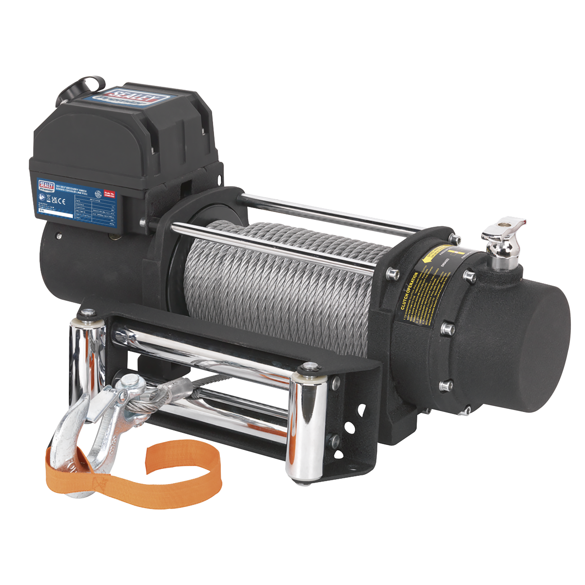 Sealey SRW5450 Self Recovery Winch 5450kg (12000lb) Line Pull 12V