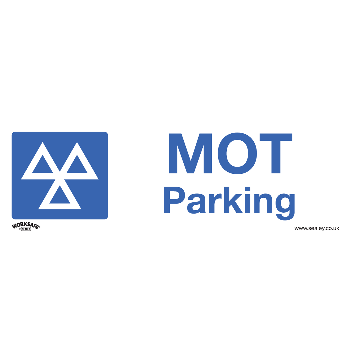 Sealey SS49V1 Warning Safety Sign - MOT Parking - Self-Adhesive Vinyl