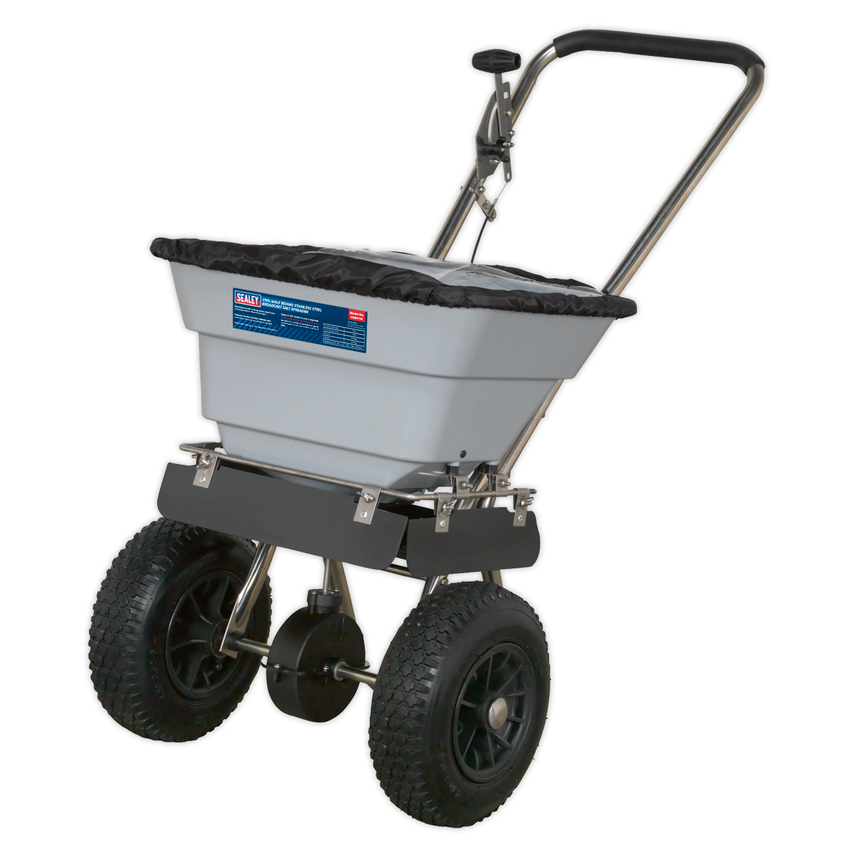 Sealey SSB37W Stainless Steel Broadcast Salt Spreader 37kg Walk Behind