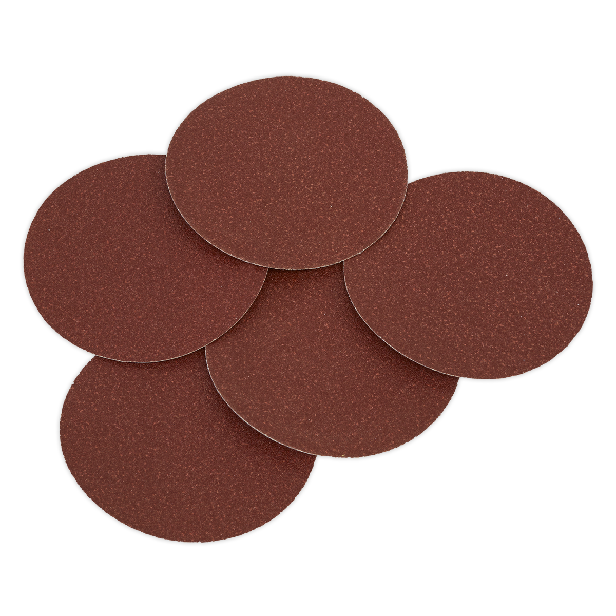 Sealey SSD01 Sanding Disc 125mm 80Grit Adhesive Backed Pack of 5