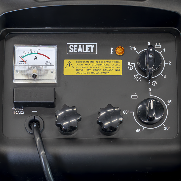 Sealey START660 Starter/Charger 660/100Amp 12/24V 230V