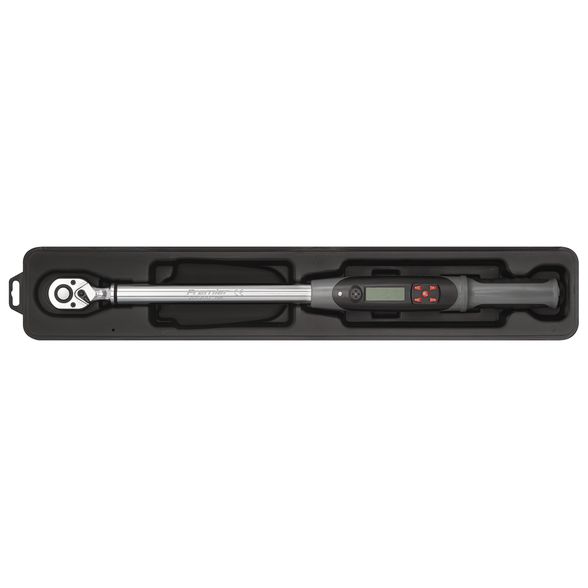 Sealey STW306 Angle Torque Wrench Digital 1/2"Sq Drive 20-200Nm (14.7-147.5lb.ft)