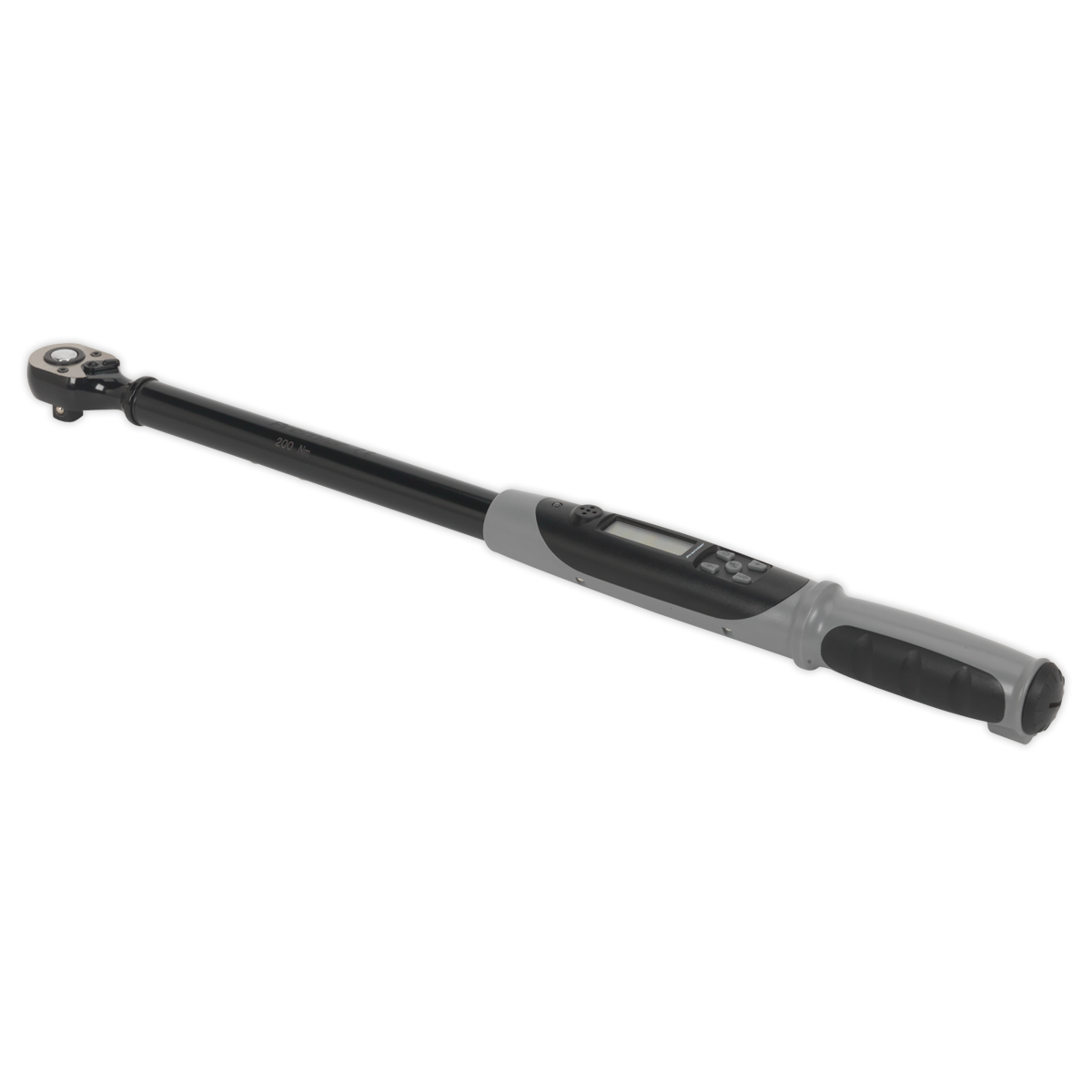 Sealey STW306B Angle Torque Wrench Digital 1/2"Sq Drive 20-200Nm(14.7-147.5lb.ft) Black Series