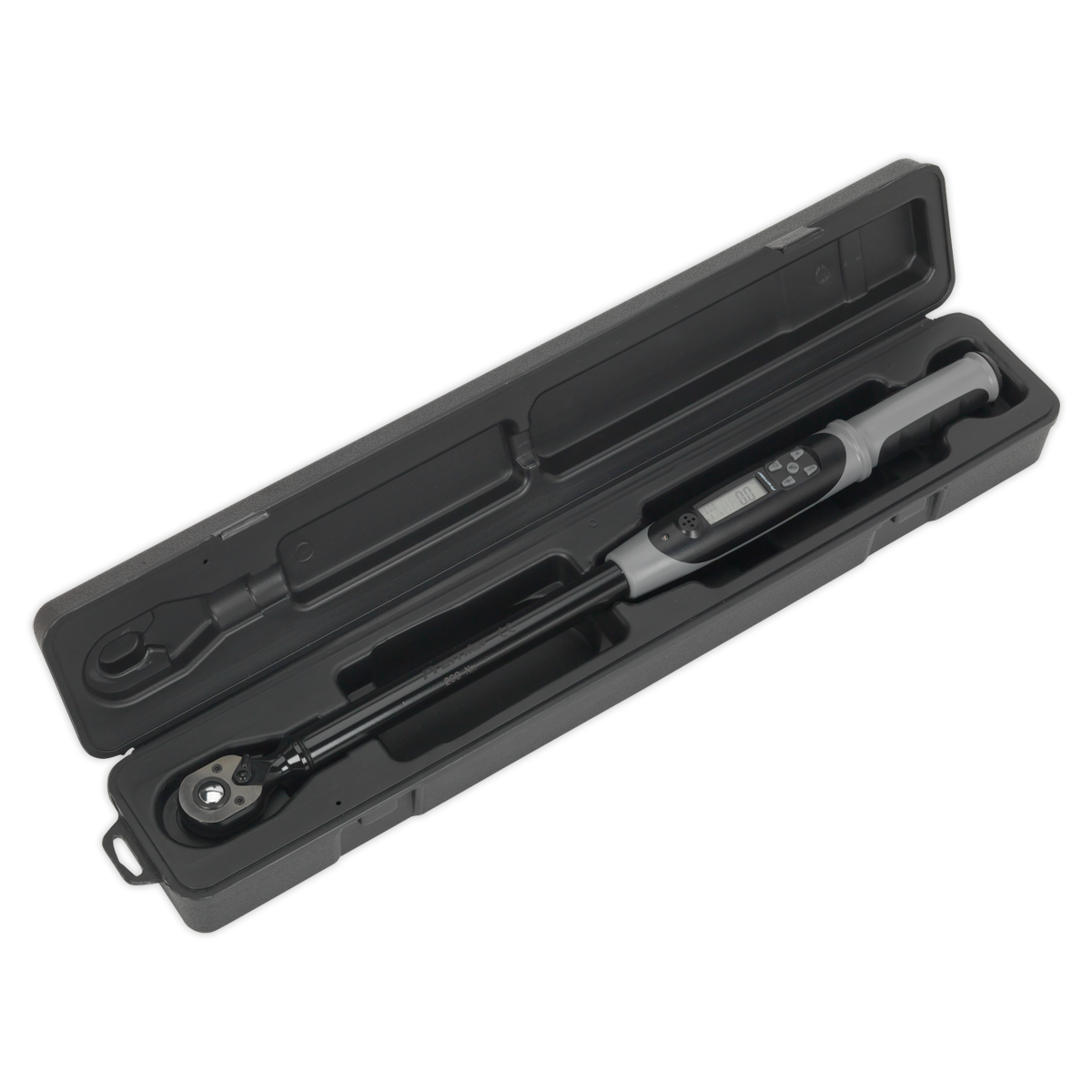 Sealey STW306B Angle Torque Wrench Digital 1/2"Sq Drive 20-200Nm(14.7-147.5lb.ft) Black Series