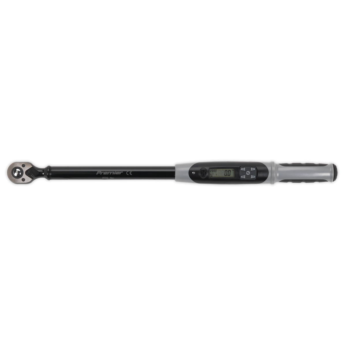 Sealey STW306B Angle Torque Wrench Digital 1/2"Sq Drive 20-200Nm(14.7-147.5lb.ft) Black Series