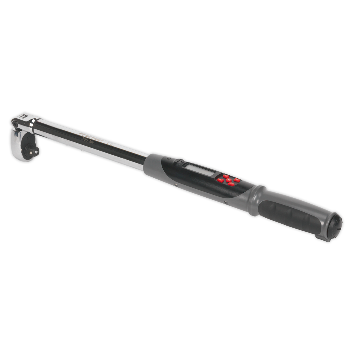 Sealey STW309 Angle Torque Wrench Flexi-Head Digital 1/2"Sq Drive 20-200Nm(14.7-147.5lb.ft)