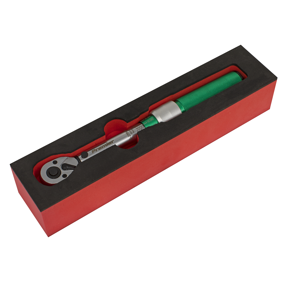 Sealey STW901 Torque Wrench Micrometer Style 1/4"Sq Drive 5-25Nm - Calibrated