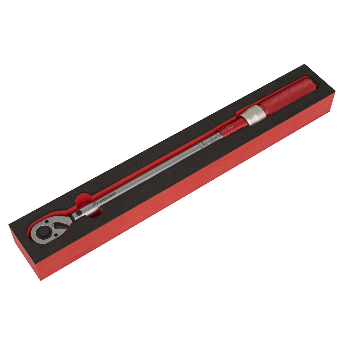 Sealey STW904 Torque Wrench Micrometer Style 1/2"Sq Drive 40-220Nm - Calibrated