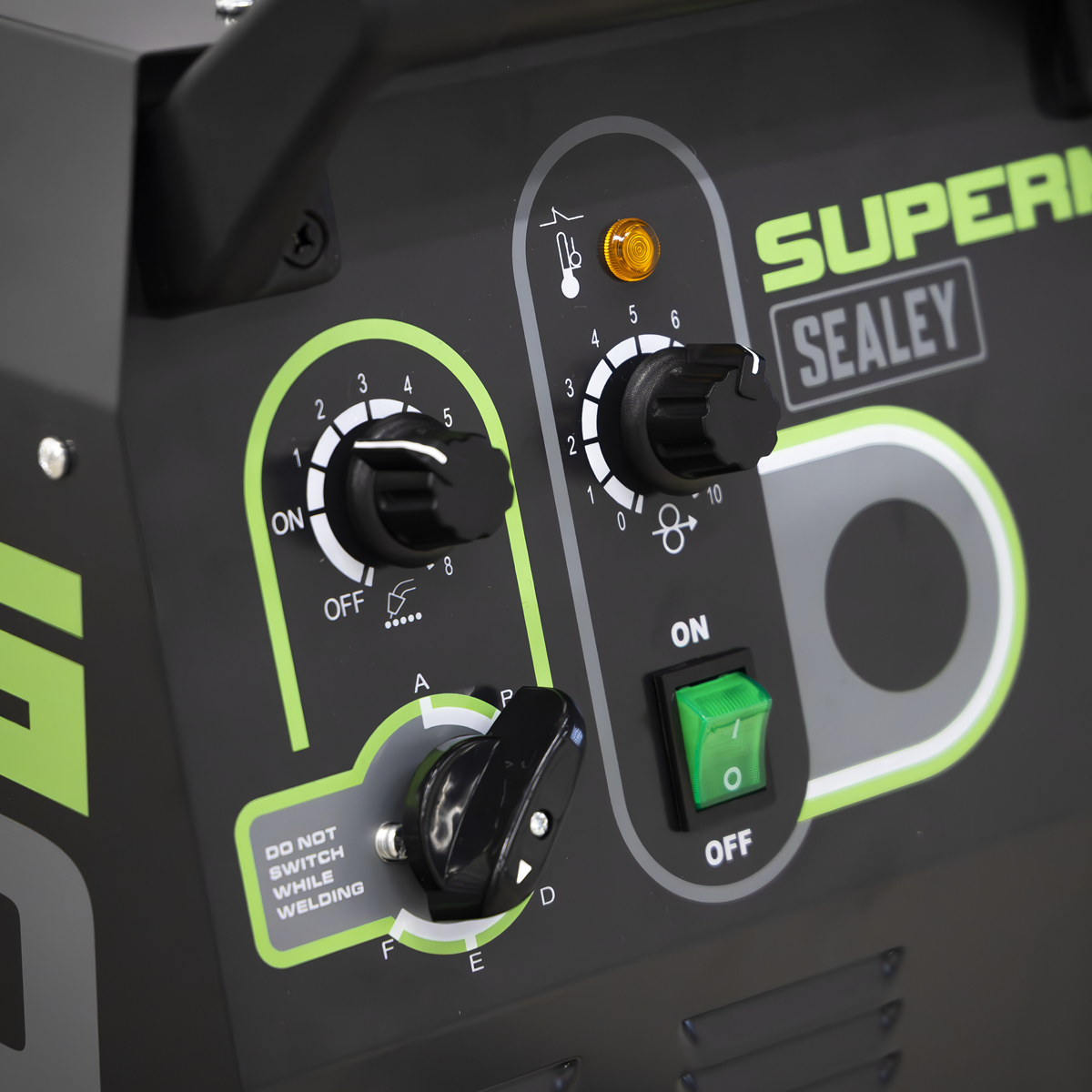Sealey SUPERMIG200 Professional Gas/Gasless MIG Welder with Binzel Euro Torch 200A 230V