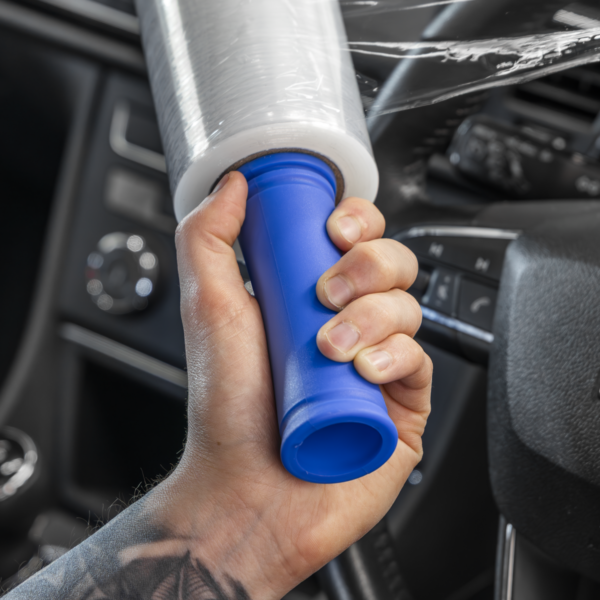 Sealey SWPH150 Steering Wheel Protection Film 150m with Applicator Handle