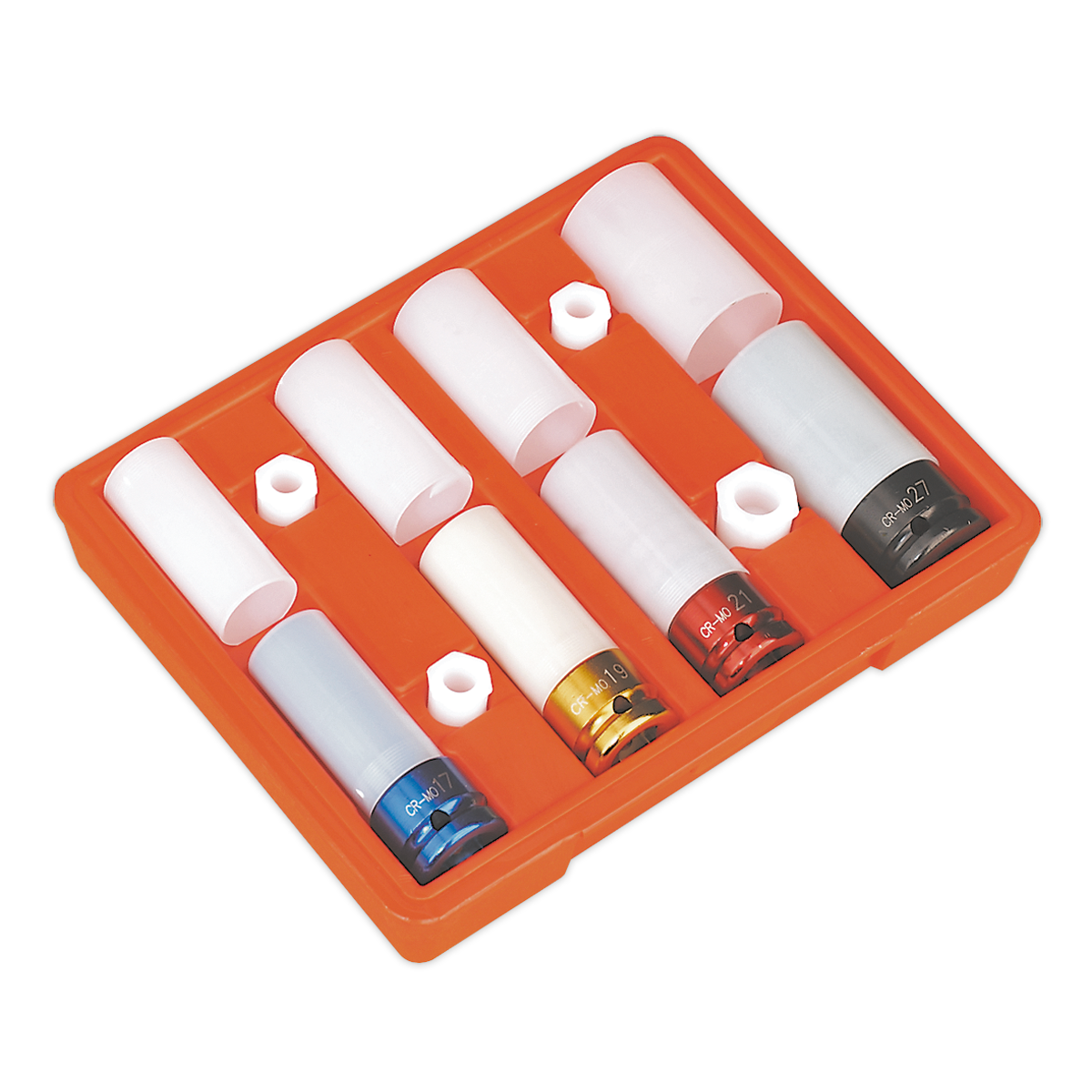Sealey SX030 Alloy Wheel Impact Socket Set 1/2"Sq Drive 4pc
