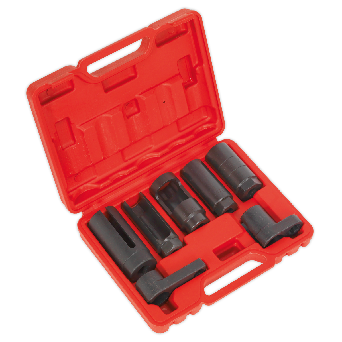 Sealey SX032 Oxygen Sensor Socket Set 7pc 3/8" & 1/2"Sq Drive