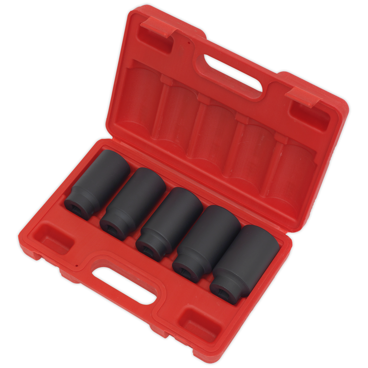 Sealey SX050 Impact Hub Nut Socket Set 1/2"Sq Drive 5pc