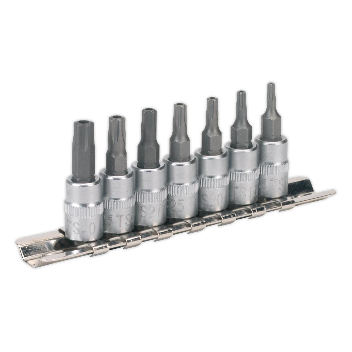 Sealey SX106 TRX-TS* Security Socket Bit Set 7pc 1/4"Sq Drive